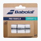 Griffbänder für Tennisschläger Babolat Pro Tour 2.0 3 Stk. white