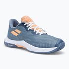 Badminton Schuhe Damen Babolat Shadow Spirit 2 grey/ coral