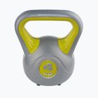 Kettlebell Sveltus Fit 4 kg grau/gelb
