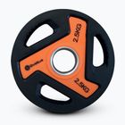 Olympische Hantelscheibe Sveltus Olympic Disc With Handles 2,5 kg black