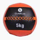 Sveltus Wall Ball 5 kg schwarz/rot