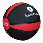 Sveltus Medizinball 3 kg schwarz/rot