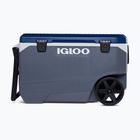 Igloo Maxcold Latitude 90 Qt Roller 85 l Karbonit/Ägäisches Meer Wanderkühlschrank