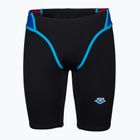 Men's arena Icons Swim Panel Jammer schwarz/neonblau/rot fandango/türkis