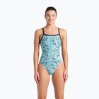Badeanzug Damen arena Escape Challenge Back black/water blue multi