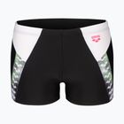 Schwimm-Boxershorts Herren arena Stripe Swim Short black/white/multi