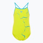 Badeanzug Kinder arena Star Graphic Lightdrop Back soft green / turquoise