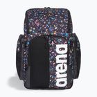 Arena Spiky III 45 l Allover Konfetti schwarzer Schwimmrucksack