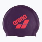 Arena Big Logo Pflaume/helle Koralle Badekappe