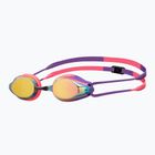 Schwimmbrille arena Tracks Mirror copper/plum/bright coral