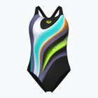 Einteiliger Damen-Badeanzug arena Water Fluids Swim Pro Back schwarz multi/schwarz