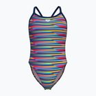 Einteiliger Damen-Badeanzug arena Racing Stripe Xcriss Cross navy multi/navy