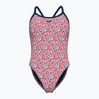 Badeanzug Damen arena Pebbles Xcriss Cross multi white/navy
