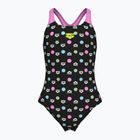 Badeanzug Kinder arena Multiple Dot Swim Pro Back multi black/orchid