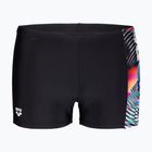 Badeshorts Arena Lit Logo Swim Short black/multi