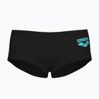 Herren-Badeboxershorts arena One Low Waist Short Big Logo black/black
