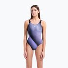 Damen-Einteiler Badeanzug arena Night Light U Back blue multi/black