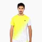 Herren-Tennisshirt Tecnifibre X-Loop Tee white/yellow