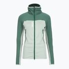 Women's Millet Fusion Grid Hoodie Algen/Flasche Sweatshirt