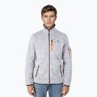 Herren-Fleecepullover Aulp Navoy Melanged Knit grey
