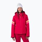Damen-Skijacke Rossignol Strawpile Jkt ruby red
