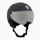 Skihelm Rossignol Fit Visor Impacts strato/orange silver