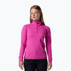 Fleecejacke für Damen Rossignol Mid Layer Stretch Half Zip electric fuchsia