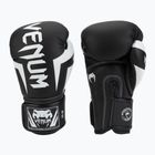 Venum Elite Boxhandschuhe schwarz und weiß 0984