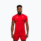 Herren-Trainingsshirt Venum X WOW FC Rashguards Fury Rot/Gold