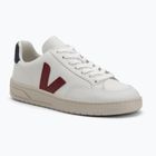 Herrenschuhe VEJA V-12 Leather white/marsala/nautical