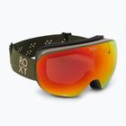 Snowboardbrille für Frauen ROXY Popscreen Cluxe J 2021 burnt olive/sonar ml revo red