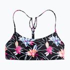 Badeanzug-Oberteil ROXY Active Bralette 2021 anthracite/floral flow
