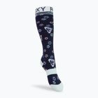 Snowboard-Socken für Kinder ROXY Frosty 2021 medieval blue neo logo