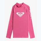 ROXY Whole Hearted schockierend rosa Kinder Schwimmen Longsleeve