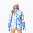 Damen Snowboardjacke ROXY Chloe Kim azurblau Wolken