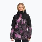 Damen Snowboardjacke ROXY Gore-Tex Glade Printed true black pansy pansy