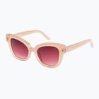 Roxy Caleta glänzende Sonnenbrille mit Tapioka/Braunem Farbverlauf für Frauen