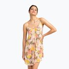 Women's Roxy Spring Adventure Bedruckter V-Ausschnitt weiß viva la vida Kleid