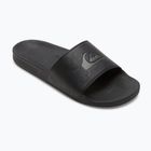 Quiksilver Herren Rivi Nubuck Slide Flip-Flops schwarz 1