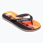 Quiksilver Molokai Art 25 Jugend feurige Koralle Wortblock Flip Flops
