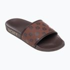 Damen ROXY Slippy IV braun combo flip-flops