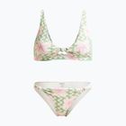 Zweiteiliger Damen-Badeanzug ROXY Hibiscus Daze Elongated Tri basil party waves yw