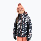 Kinder-Snowboardjacke ROXY Free Jet true black/big flower