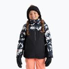 Kinder-Snowboardjacke ROXY Galaxy true black/big flower