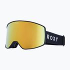 Damen-Snowboardbrille ROXY Storm W black/clux ml pink gold