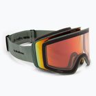 Herren-Snowboardbrille Quiksilver Storm MG Dark Ivy/Clux ML Red