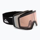 Herren Snowboardbrille Quiksilver Storm MG black/ black clux ml silver