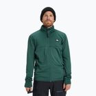 Herren Snowboard-Fleecejacke Quiksilver Steep Point Full Zip Fleece trekking green