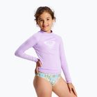 Kinder-Langarmshirt zum Schwimmen ROXY Whole Hearted crocus petal
