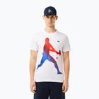 Lacoste Tennis X Novak Djokovic weißes T-shirt + Kappe Set